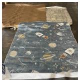 Set of 3 Area Rugs Assorted Patterns and Sizes