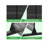 MTART 72x47 Inch Black Metal Privacy Screen Panel