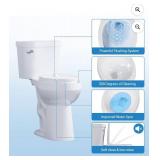 MH-TPT-2489S Two-Piece Toilet 21 Inch Bowl Height Round Single Flush