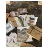 Assorted Home Decor, Photo Frames, Signs, Cards, and Stationery Collection