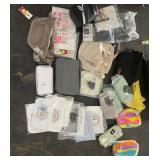 Assorted Bags, Pouches, and Travel Wallets Collection