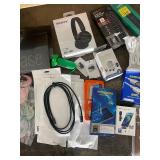 Large Lot of Electronic Accessories and Phone Chargers