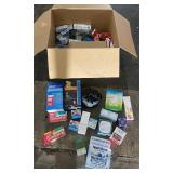 Bulk Lot of Personal Care and Health Items Including Sharps Container, Sinus Rinse, Cortizone-10, and Assorted Supplies