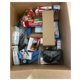 Bulk Lot of Personal Care and Health Items Including Sharps Container, Sinus Rinse, Cortizone-10, and Assorted Supplies