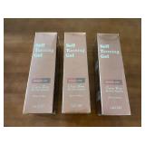 Set of 3 ZAYUU Self Tanning Gel Medium to Dark 250ml Sealed