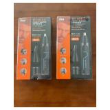 2 Pack Blibee BB-0209 3-in-1 Nose, Ear, and Eyebrow Hair Trimmers for Men