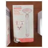 Visage Facial Cleanser, Electric Facial Roller, and Hoygi Facial Pack Set