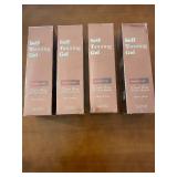 Lot of 4 ZAYUU Self Tanning Gel 250ml Medium to Dark