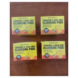 Lot of 4 Silkyshark Turmeric & Kojic Acid Cleansing Pads 50 Count Each