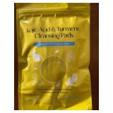 Lot of 5 Kojic Acid & Turmeric Cleansing Pads 60-Count Packs