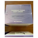 Lot of 8 Sealed Overnight Toning Body Cream Get Dreamy 100g