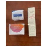 Set of 3 Body and Skincare Products Including Night Cream and Toner