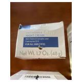 Set of 3 Body and Skincare Products Including Night Cream and Toner