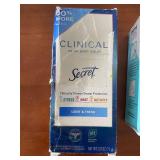 2-Pack Clinical Strength Deodorant: Secret and Degree Soft Solid
