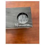 Set of 10 Clipper Guards for Full-Size Hair Clippers