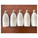 Set of 5 Lacura Oatmeal Body Lotion 18 oz Bottles