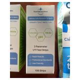 Collection of 3 PureTest UTI Test Strips and Clearblue Pregnancy Tests