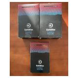 Lot of 3 SoftBliss Reusable Earplugs Noise Reduction 27dB