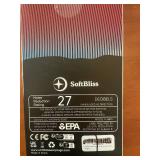 Lot of 3 SoftBliss Reusable Earplugs Noise Reduction 27dB