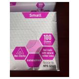 Lot of 2 Boxes Medical Pride Nitrile Exam Gloves Small 100 Count Each