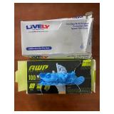Assorted Disposable Gloves Including LDPE and Nitrile