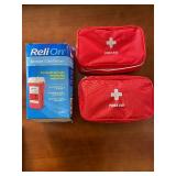 First Aid Kits and ReliOn Sharps Container