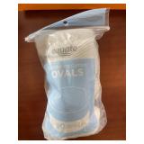 Lot of Cotton Balls, Exfoliating Cotton Ovals, and Silicone Foam Dressings