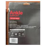 2 Equate Adjustable Ankle Support Braces One Size