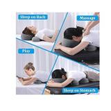 Adjustable Massage Support Cushion and Face Pillow Set