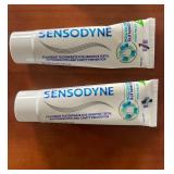 Dental Care Set with Sensodyne Toothpaste, Reach Toothbrushes, and FlippIt Covers