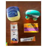 Collection of Topical Pain Relief Products with Massager