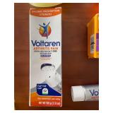 Collection of Topical Pain Relief Products with Massager