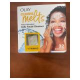 Lot of 3 Olay Cleansing Melts Daily Facial Cleanser with Vitamin C 32 Pads Each
