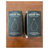 Set of 2 Barber Pro Barber Talc Blower Powder Puffers