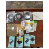 Collection of AV Cables and HDMI Splitters Including Ethernet, RCA, and Audio Adapters