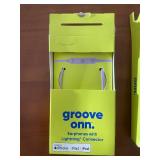Lot of 4 Groove Onn Earphones with Lightning and USB-C Connectors