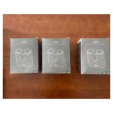 Lot of 3 Mini Dual Air Outlet Portable Fans DF-18 Unopened