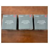 Lot of 3 Canon Control Ring Mount Adapters EF-EOS R