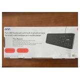 Onn USB Wired Keyboard with 104 Keys