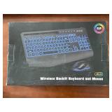 Wireless Backlit Keyboard and Mouse KL3 RGB