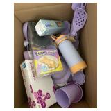 Assorted Kitchenware and Drinkware Set with Pancake Kit and Gloves