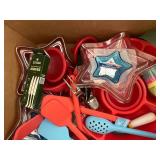 Assorted Kitchen Bakeware and Utensil Set with Storage Containers