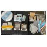 Kitchen Essentials Lot Including Salad Spinner, Spice Grinders, Cheese Knives, and Utensils