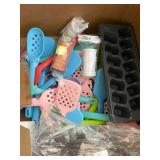 Assorted Kitchen Tools, Silicone Bags, Timers, and Accessories Lot