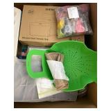 Assorted Kitchen Tools, Silicone Bags, Timers, and Accessories Lot
