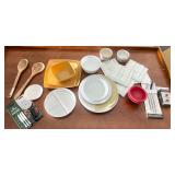 Kitchenware Collection with Plates, Bowls, Utensils, Knives and Accessories