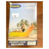 Teebria Luxury Lounge Inflatable Pool Recliner 70 in Gradient Color