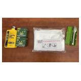 Camping Kit with Insect Repellent, Bait Liquid, Ice Packs, and Portable Cutlery Set