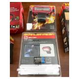 Outdoor Grill Accessories Lot Including Griddle Cleaning Kit, Grill Light, Propane Hose, Airtag Holders, and Bottle Opener Set