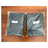 Set of 2 SUNICO 44 Inch Black Fire Pit Covers